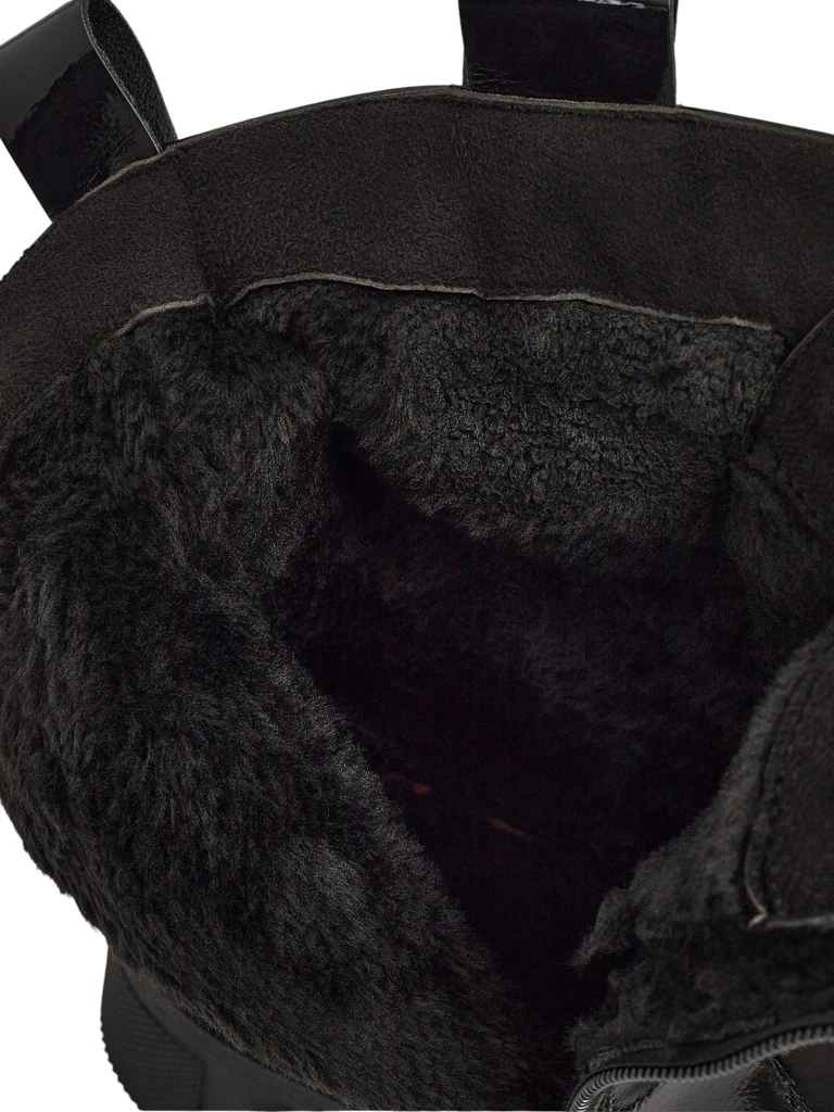 Лакированные женские ботинки на шнуровке Kalen