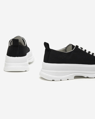 Juodi moteriški sportiniai sportbačiai Cresoma - Avalynė