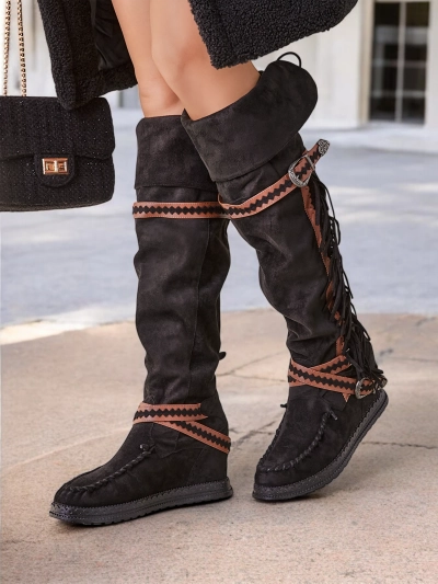 Женские сапоги выше колена Royalfashion Eliferse