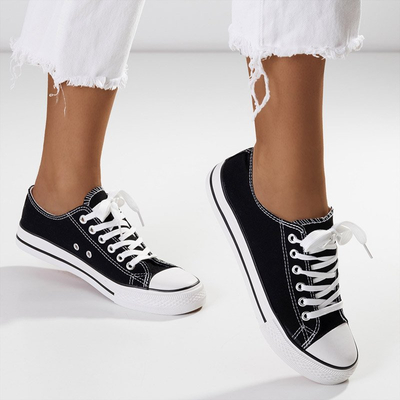 Черные женские кеды Gabrela