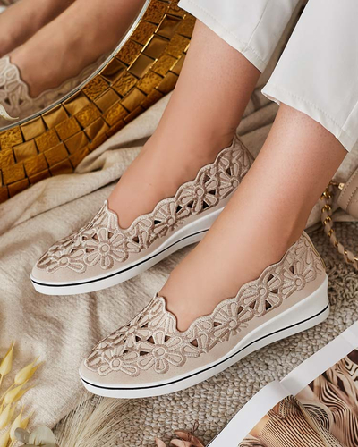 Royalfashion Женские полусапожки на низком каблуке Dellio