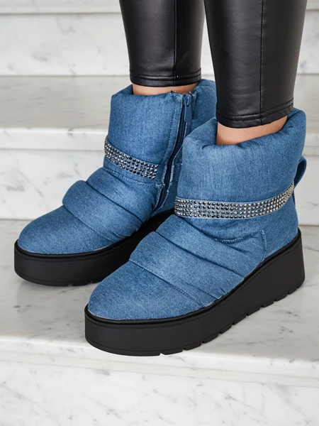 Royalfashion Moteriški sniego batai ant pleištų Renosi