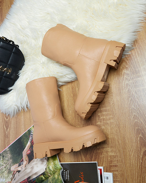 Moteriški užsegami kulkšnies batai su kupranugariais Mekira izoliacija - Avalynė