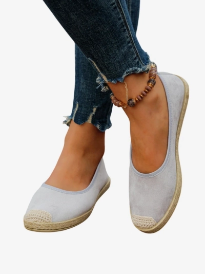 Royalfashion Moteriški ekologiško zomšos espadrilės Aroles