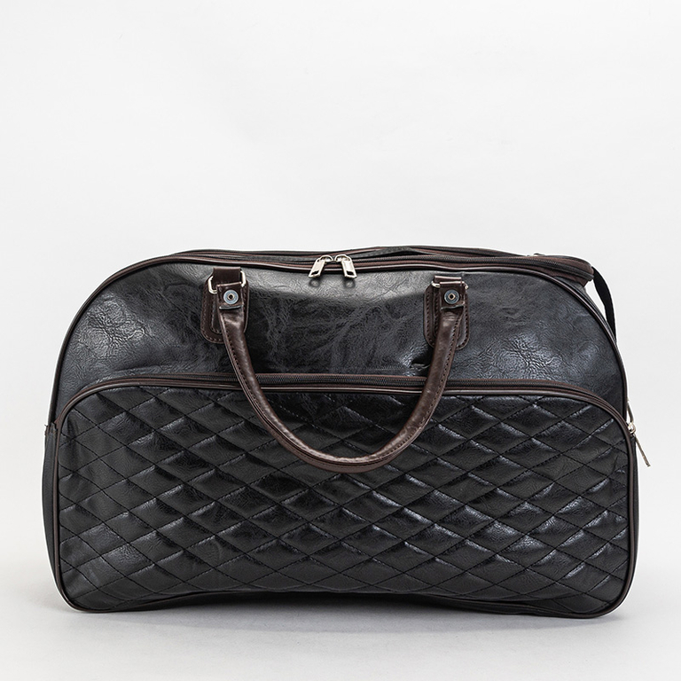 Juodas kelioninis krepšys su skiautine - Priedai