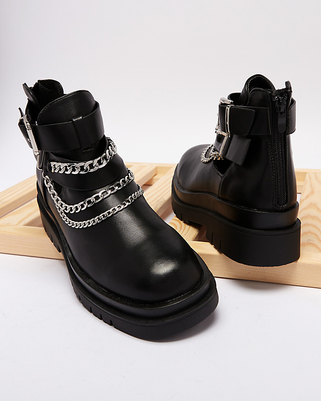 Moteriški aulinukai juodos spalvos Setica - Avalynė