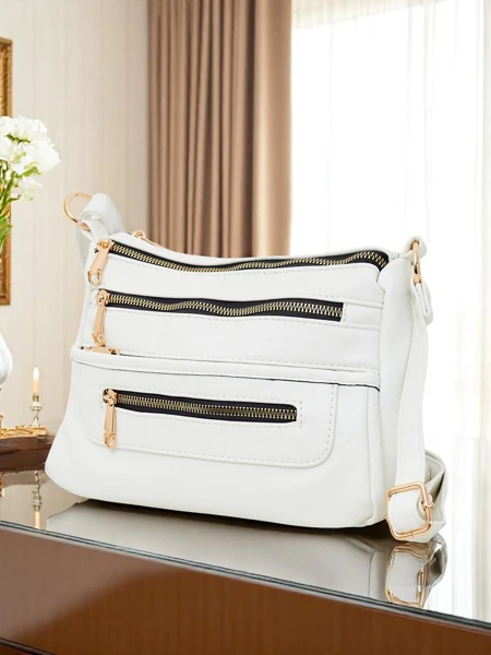 Royalfashion Maža kvadratinė rankinė iš ekologiškos odos Niva Time