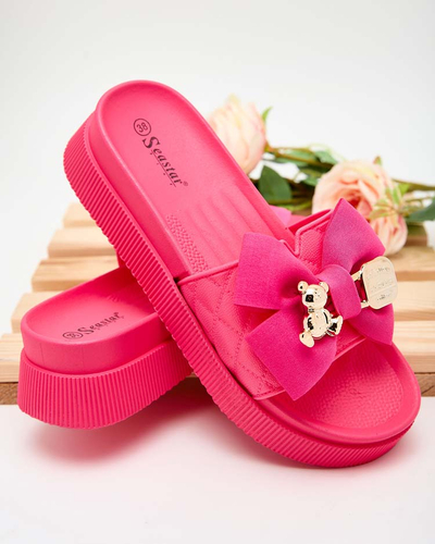 "Royalfashion" Moteriškos šlepetės "Lemini Bow"