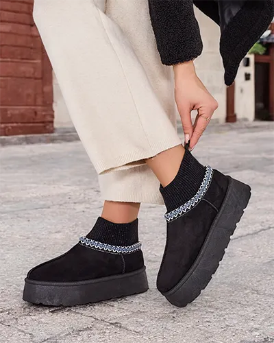 Karališka mada Trumpi moteriški snieglentiniai batai a'la Nananna