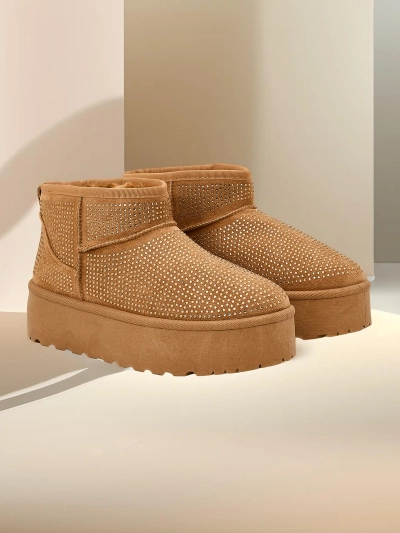Karališkoji mada Bežinės moteriškos sniego batai a'la UGGs Corob