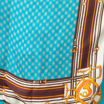 Turkio spalvos moteriškas dryžuotas šalikas - Priedai