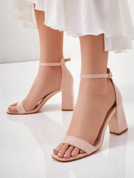 Royalfashion moterų eco zomšos sandalai Qwadrat