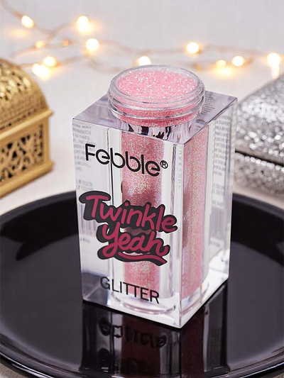 Блестки для лица и тела "Twinkle Yeah" светло-розового цвета