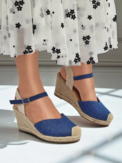 Royalfashion moteriškos pleištinės Solara espadrilės basutės
