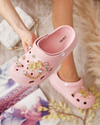 Royalfashion Moteriškos guminės šlepetės su Fescas ornamentais