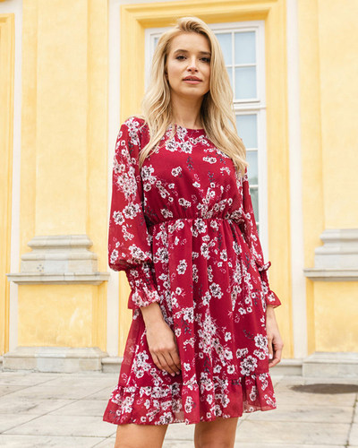 Moteriška gėlių suknelė - Drabužiai