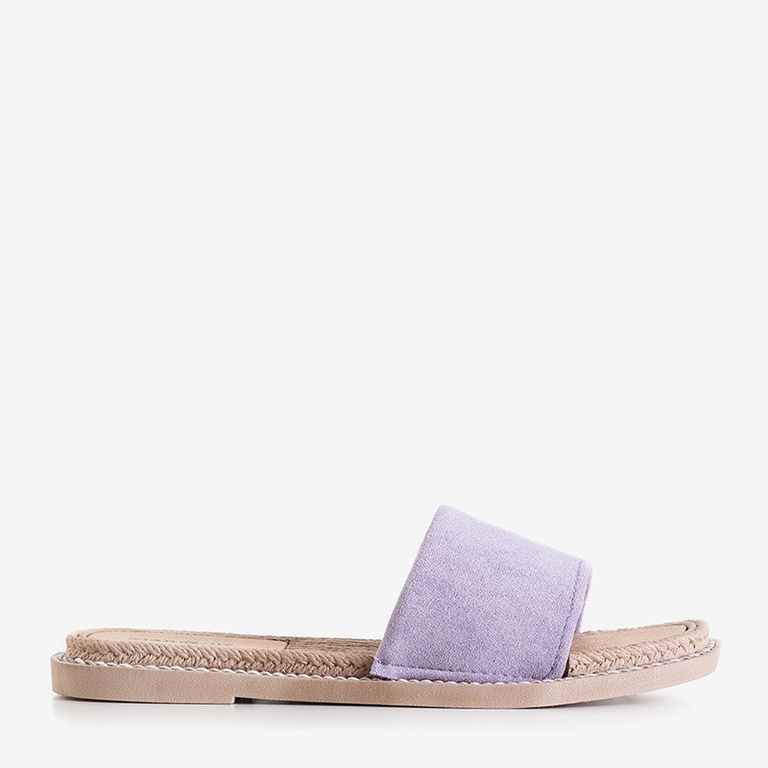 Moteriškos violetinės šlepetės „Vicoria“ - Avalynė