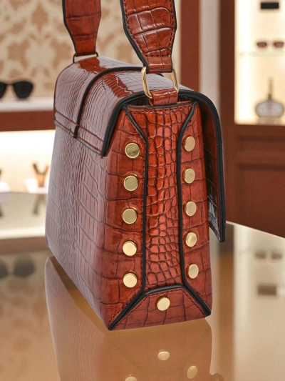 Royalfashion Shiny Small Faux Leather Purse Velia Crest - Straight Fire