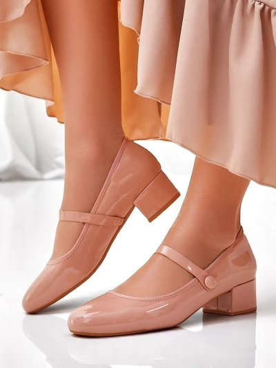 Royalfashion Women's Low Heel Pumps Omagga
