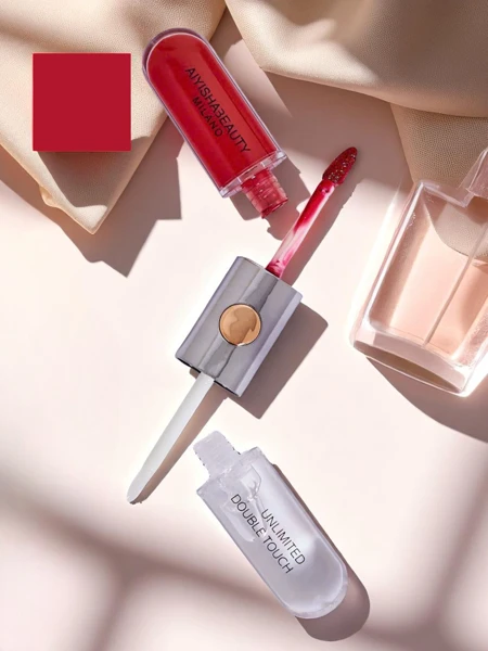 2-в-1 Помада и Прозрачный Блеск для Губ Lady Bug