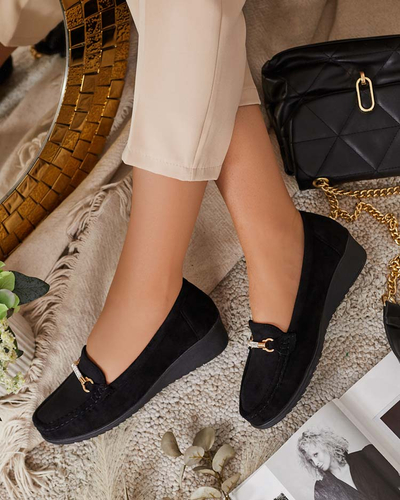 "Royalfashion" Moteriški zomšiniai mokasinai Ewo