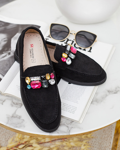 Royalfashion Moteriški ažūriniai mokasinai Mettele