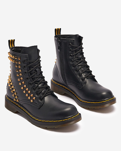 Черные женские ботинки-багги с шипами Operias - Обувь