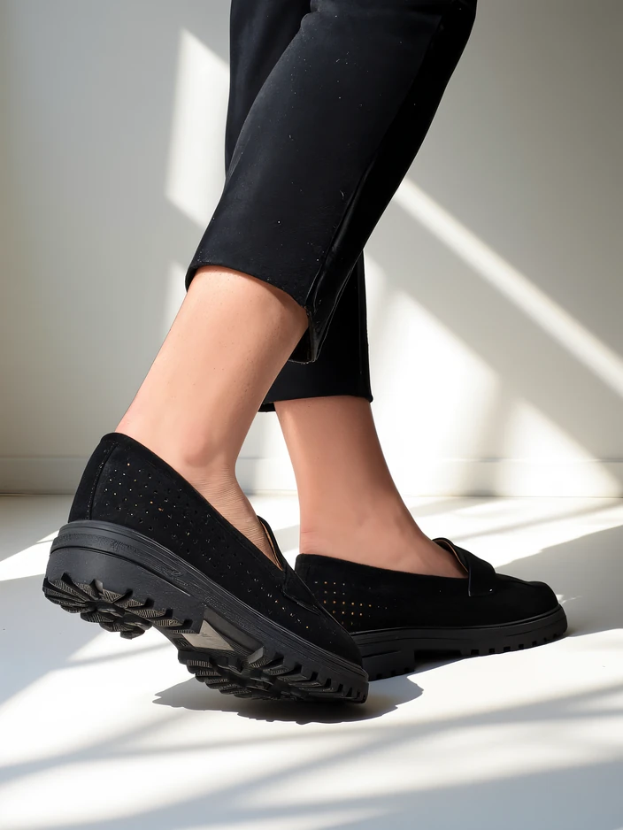 Royalfashion Женские перфорированные лоферы Filoz