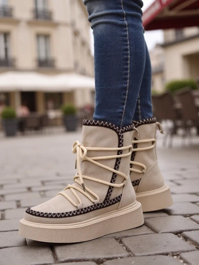 Royalfashion Женские сапоги с шнуровкой Stozi