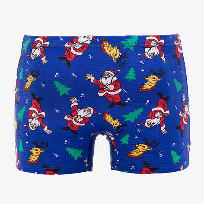 Vyriški tamsiai mėlyni bokso šortai – apatinis trikotažas