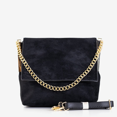 Damska torebka a'la skóra węża z marszczeniem - Torebki