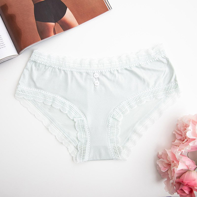 Мятные трусики с мерцающим блеском - Нижнее белье