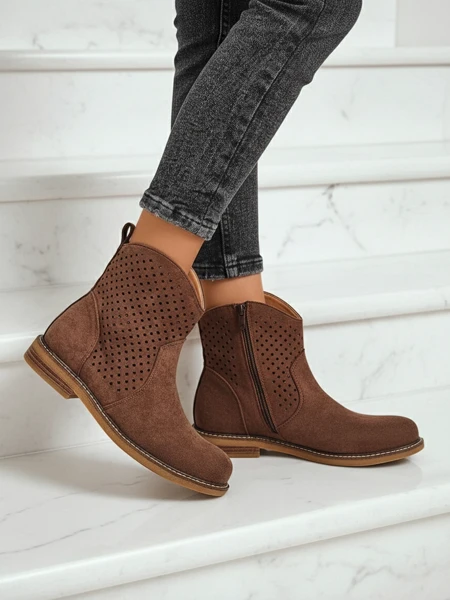 Royalfashion Женские ажурные ботильоны Toffas