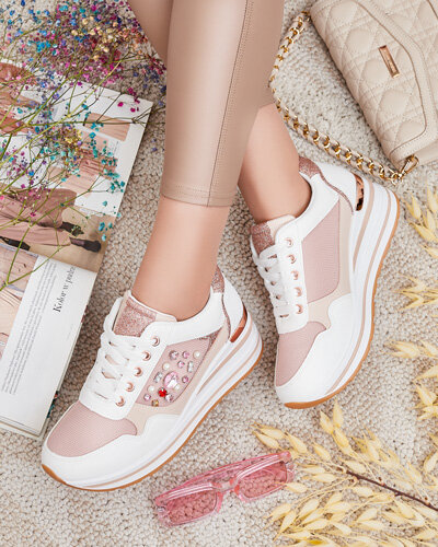 Royalfashion Moteriški sportiniai bateliai ant koturnų Roenna