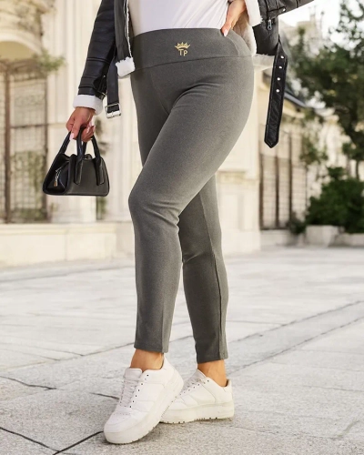 Женские флисовые лосины PLUS SIZE Royalfashion