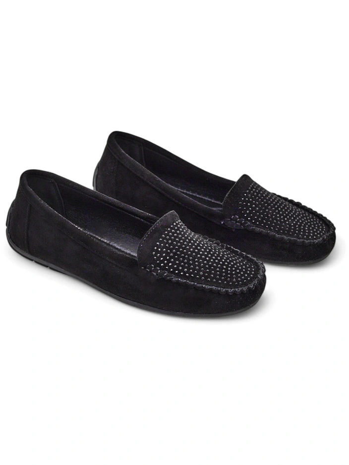 Royalfashion moteriški mokasinai su blizgučiais Ezuess