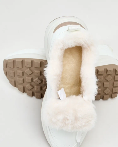 Royalfashion Women's Ruffi Insulated Sneakers