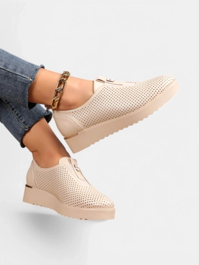 Royalfashion Slip-on moteriški perforuoti bateliai Goffies