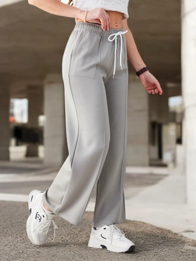 Royalfashion Широкие женские брюки со стрелками