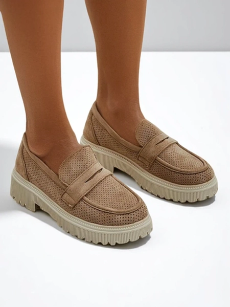 Royalfashion moterų ekosuedinės mokasinų Dunes