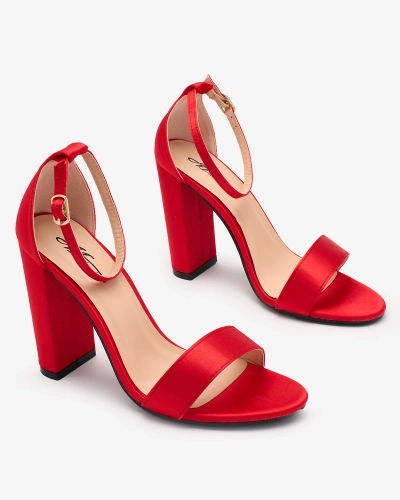 Royalfashion Raudoni moteriški aukštakulniai Umella