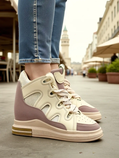 Royalfashion Высокие спортивные обуви для женщин сHidden wedge Oblaffi