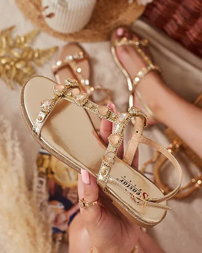 "Royalfashion" Moteriški sandalai "Selina" su cirkoniais