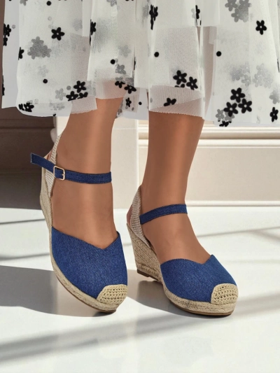 Royalfashion moteriškos pleištinės Solara espadrilės basutės