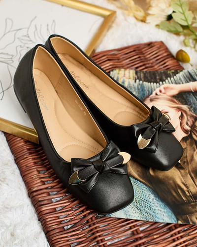 Royalfashion Женские балерины с бантом Fittco