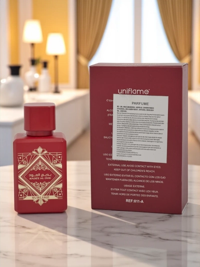Aurora Sublime Badee Al Oud 50 ml - Rytietiški kvepalai raudoname flakone