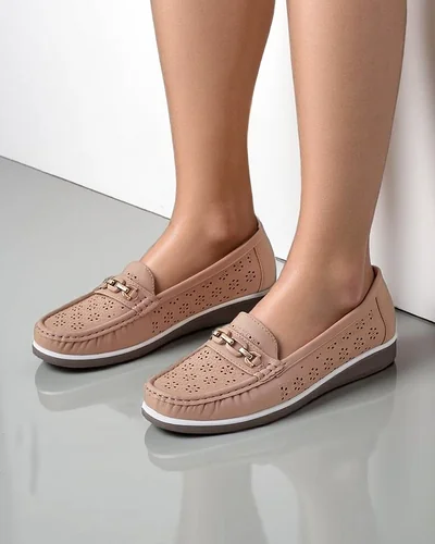 Royalfashion moteriški perforuoti mokasinu Cerro