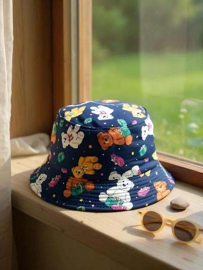 Royalfashion Vaikiška kibiro tipo kepurė Spalvota kibiro tipo kepurė