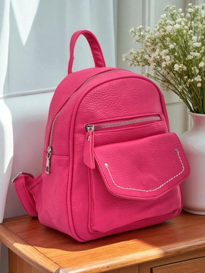 Aurelia Fuksja Plecak Sk
ra Ekologiczna Kr
lewska Moda Damski 25x25cm