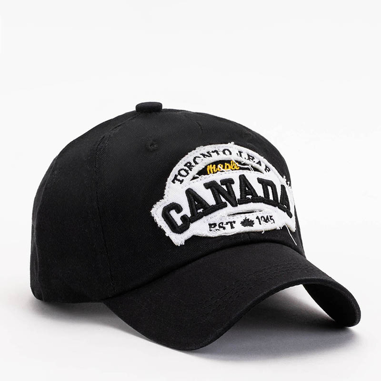 Бейсболка унисекс черная - Аксессуары